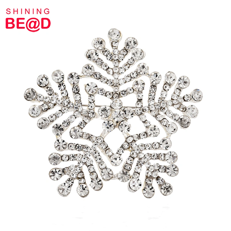 Korean Style New Fashion Snowflake Brooch Pin,Women's Brooches Pins,CC Pin Brooch