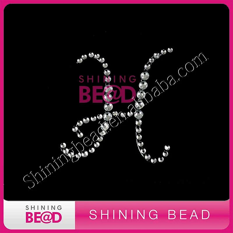Hot selling diamante letter sticker adhesive alphabet acrylic sticker