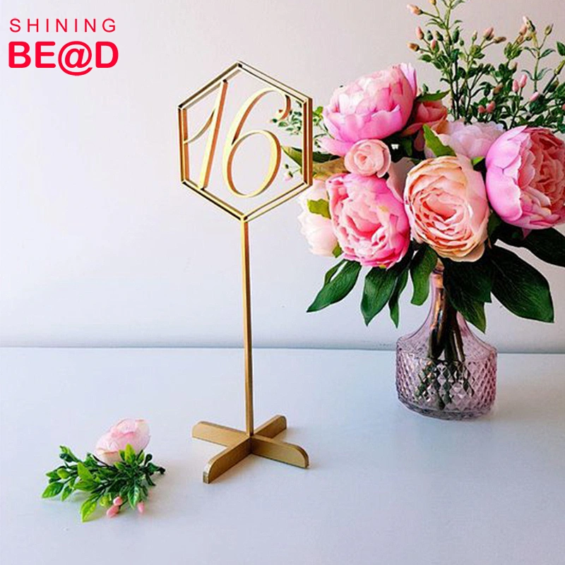 High Quality Wooden Acrylic Table Number For Wedding Banquet Table Decoration,Table Number Holder,Table Numbers Acrylic