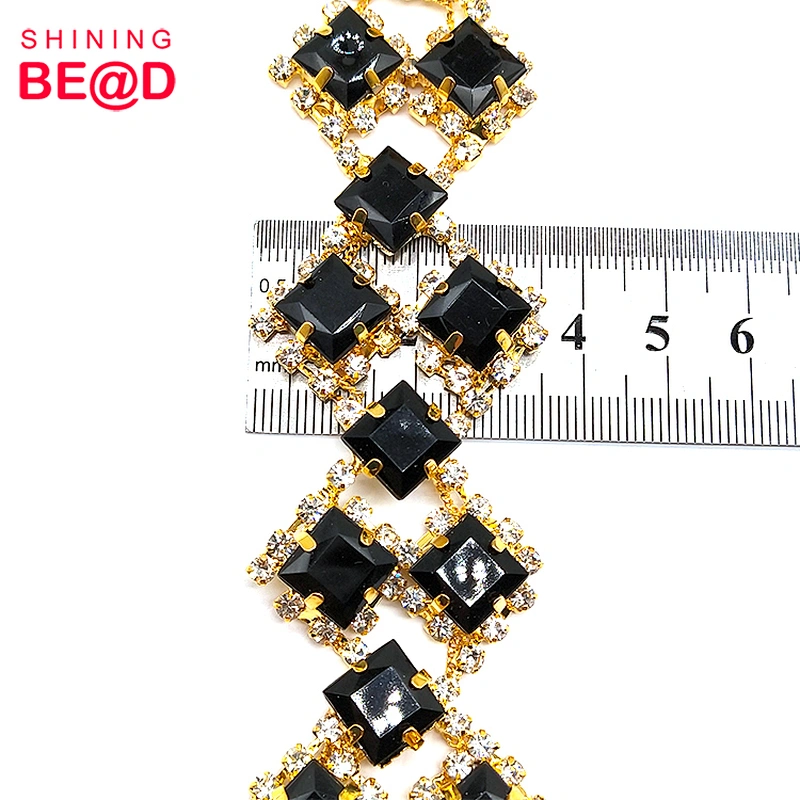 Wholesale Carnival Clothes Decoration Acrylic Rhinestone Trimming Chain,Rhinestone Bridal Trimmings Chain