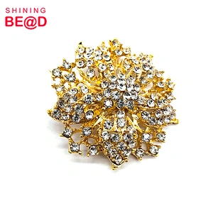 2020 Fashion Hollow Flower Shaped Rhinestone Brooch Pin,Brooches Women Crystal Rhinestone,Rhinestone Brooch Pins