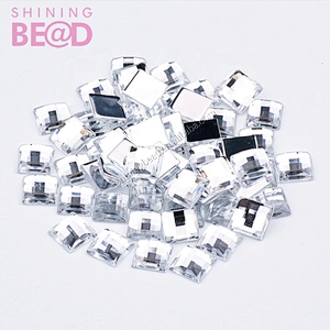 Square shape rhinestone flat back crystal acrylic rhinestone