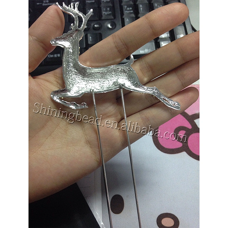 New Deer Shape Diamond Rhinestone Cake Topper For Christmas Decoration