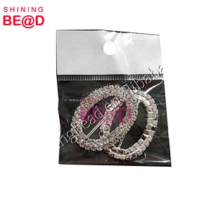 Oval Shape Rhinestones Buckle for Wedding Invitation,Rhinestone Buckles for Dresses,Rhinestone Buckle for Wedding Chair Covers