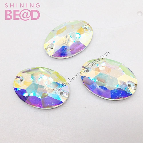 High quality colorful AB Crystal Sewing glass bead