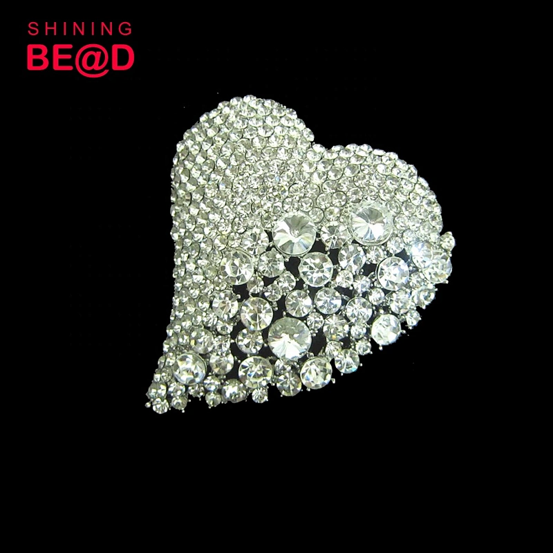 The New Fashion hijab shirt collar rhinestone brooch pin