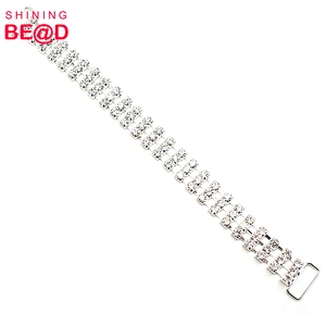 Sell 16.6cm Crystal Rhinestone Chain Buckle For Bikini Connector,Crystal Bikini Connectors,Rhinestone Buckles For Dresses