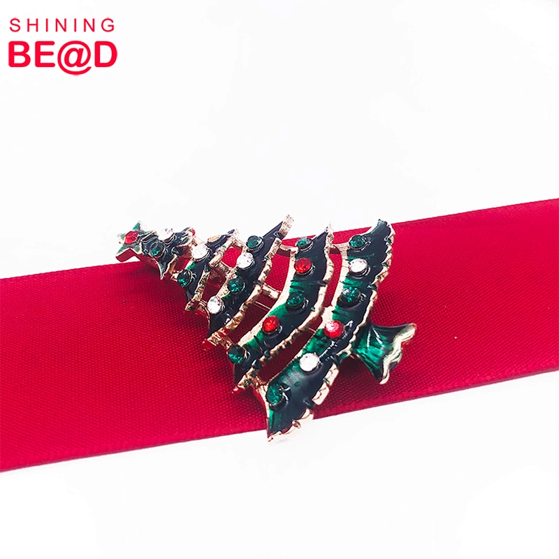 2020 New Year Cute Christmas Brooch Decoration-Enamel Christmas Tree Brooch,Christmas Brooch,Christmas Rhinestone Brooch