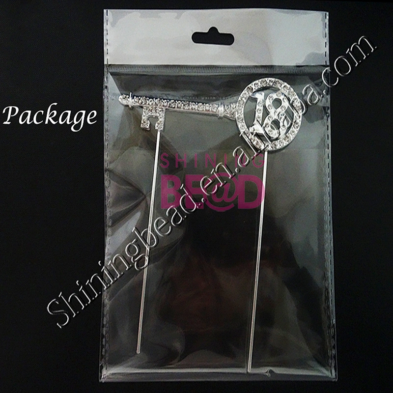 High quality birthday anniversary cake topper 18 key cake topper