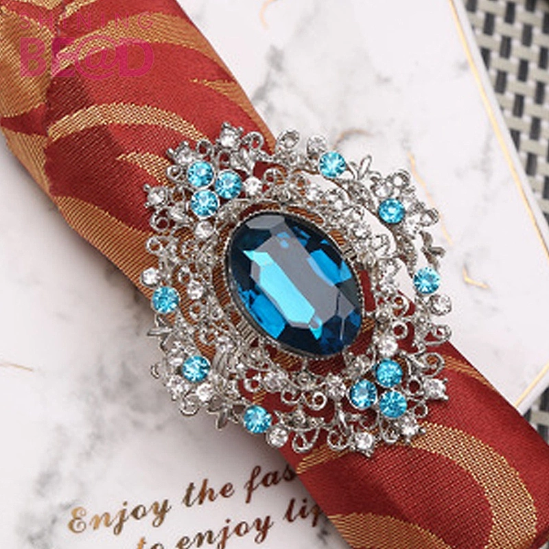 Metallic Silvering Napkin Rings for Wedding Receptions Gifts Holiday Banquet Dinner Christmas Table Decoration