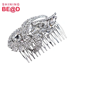 Hot Selling Fashion Rhinestone Hair Comb Jewelry Wedding Bride Accessories,Fashion Jewelry Indian Hair Jewelry Accessories