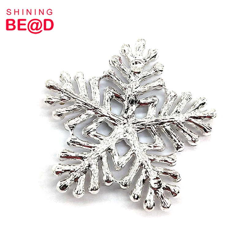 Sell Fashion Snowflake Shape Flatback Rhinestone Brooch For Clothing Decoration,Brooches Women Rhinestone