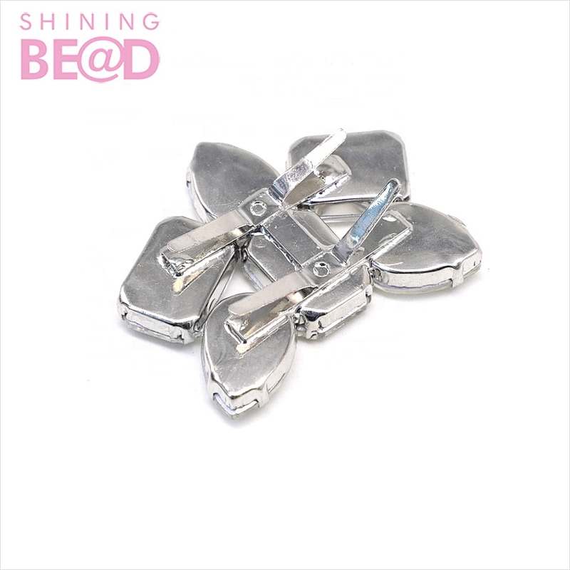 Crystal Shoes Buckle Women Shoes Decoration Clips Bridal Charm Decor Fashion Shoe Accessories