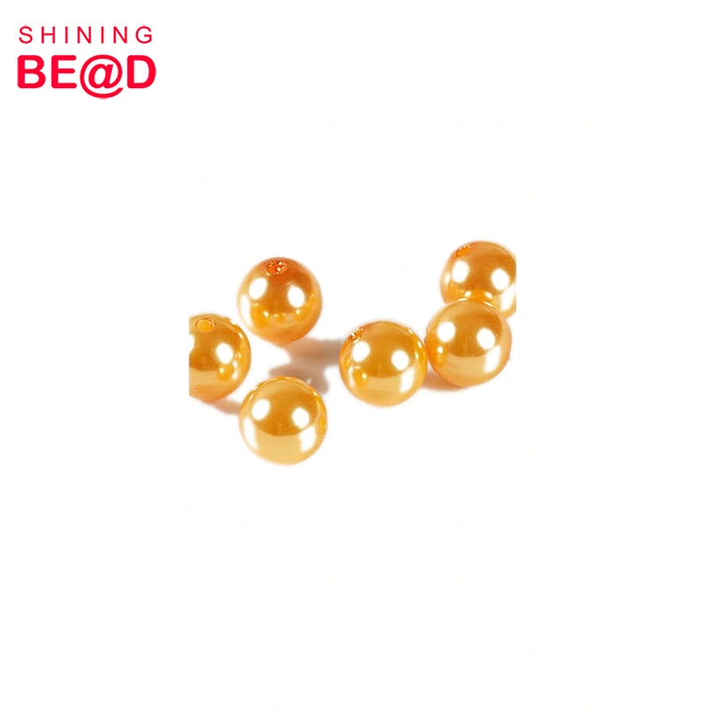 Wholesale Various Colors 5-25mm Round Plastic Pearl With One Hole
