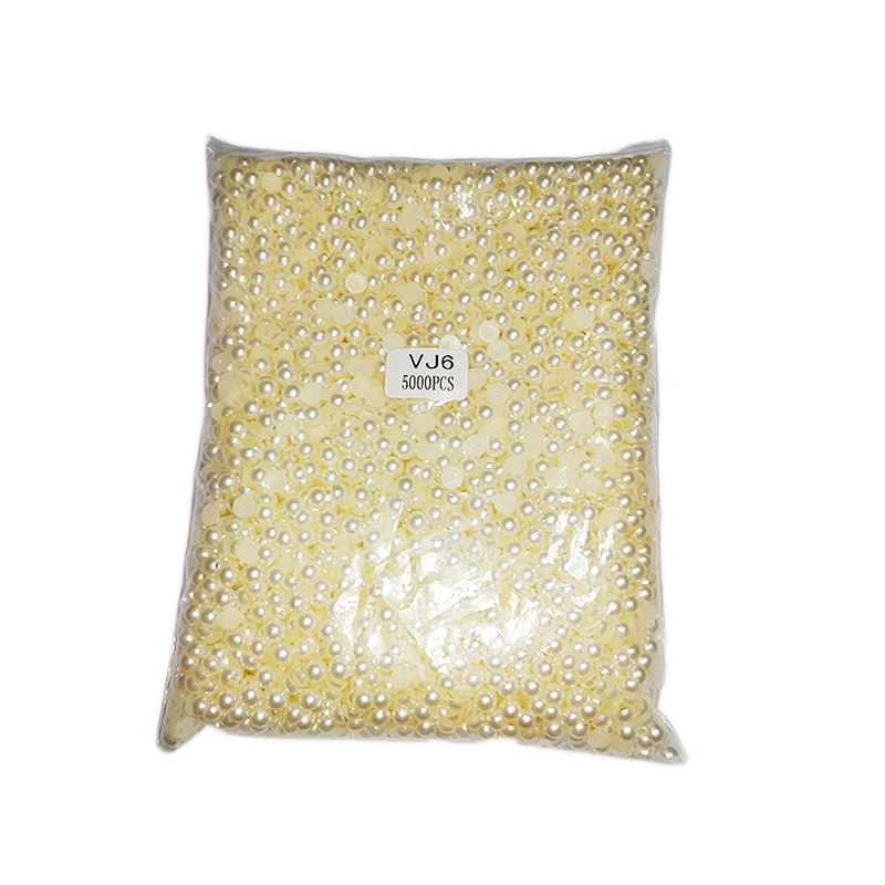 2019 Wholesale Manufacture Various Color Plastic Half Pearl Beads