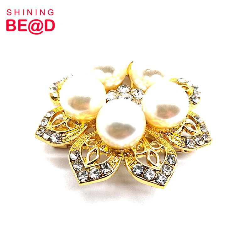 2020 New Hollow Flower Shaped Pearl Rhinestone Brooch,Brooches Women Crystal Rhinestone,Rhinestone Brooch Pins