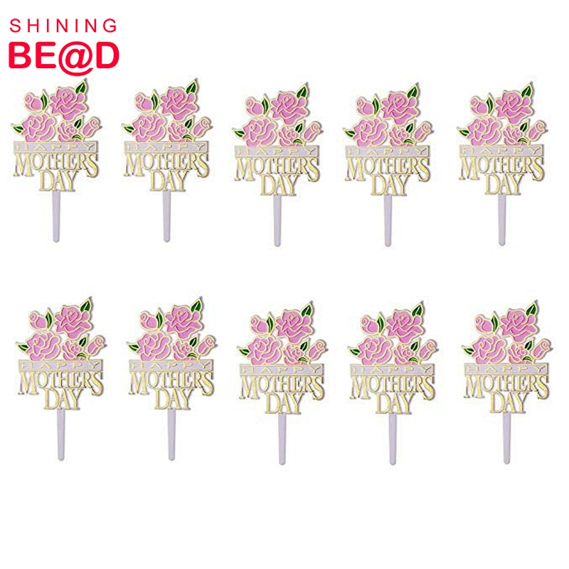 2019 New product Happy Mother's Day Acrylic Cake Topper,Mother's Day Decoration