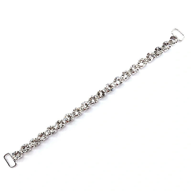 Wholesale Fashion 16cm Silver Plated Rhinestone Connector For Bikini,Rhinestone Bikini Connector Crystal