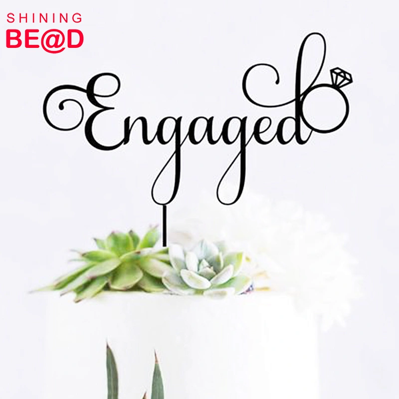 New Products Custom Cake Topper Engagement Party Cake Topper
