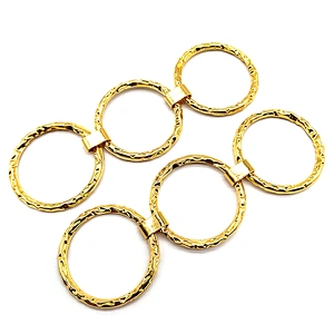 New Fashion Gold-plated Metal Three-ring Connector Buckle For Bikini Decoration,Metal Buckle For Bikini,Bikini Buckle