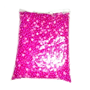 2019 Wholesale Manufacture Various Color Plastic Half Pearl Beads