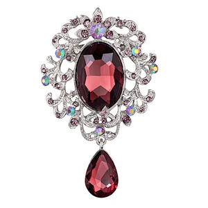 Wholesale Retro Fashion Clothing Accessories Pendant Rhinestone Brooch,Rhinestone Brooch Pins,Channel Brooch Rhinestone
