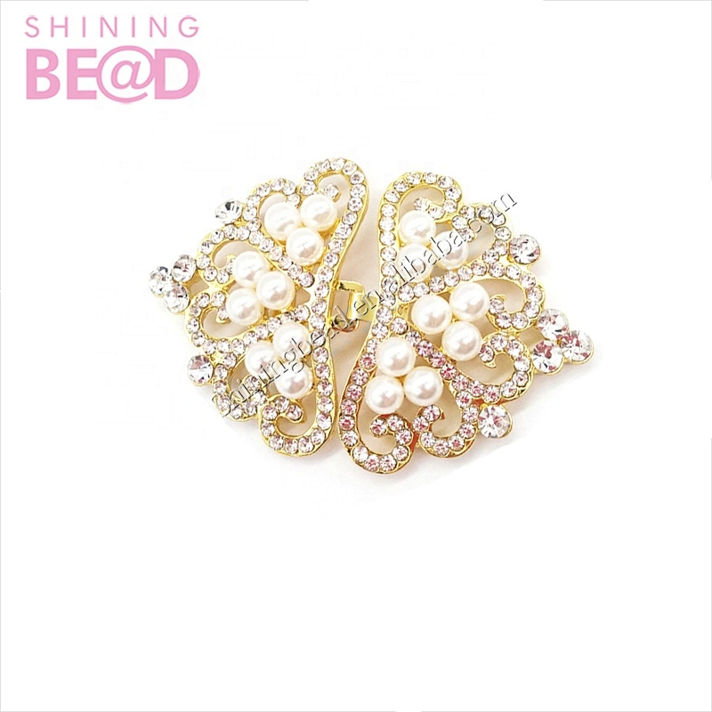 Hot Selling Rhinestone Buckle for Ribbon buckle Valentine's Day