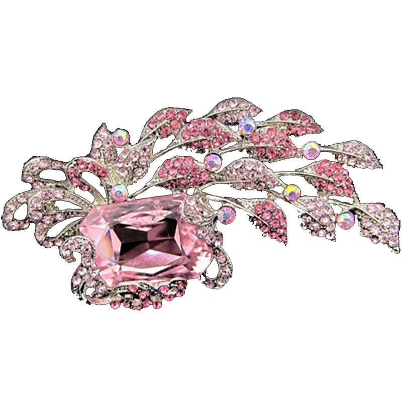 2020 High Quality Peacock Shape Rhinestone Brooch,Rhinestone Brooch Small Brooches,Handmade Flower Brooches