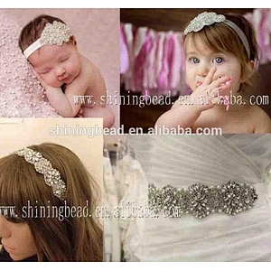 High quality bridal veil jewelry rhinestone applique brooch