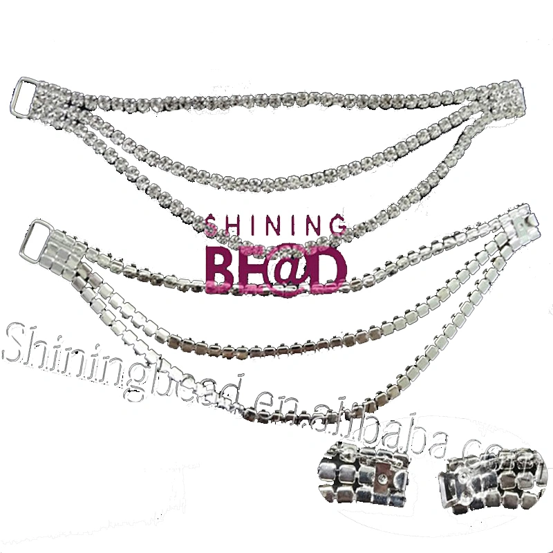 wholesale 2020 women decorative bikini accessory rhinestone bikini connector for swimwear
