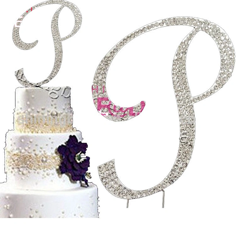 Wholesale Capital Letter Rhinestone Cake Topper,Rhinestone Number Cake Topper,Snowflake Rhinestone Cake Topper