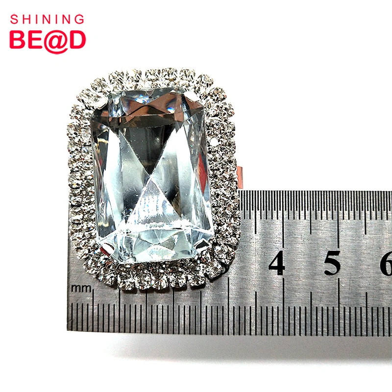 Wholesale High Quality Square Acrylic Rhinestone Napkin Ring For Table Decoration,Gold Napkin Rings,Handmade Napkin Rings