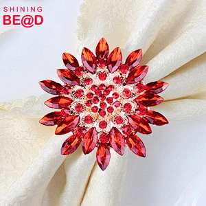 Wholesale high quality crystal napkin ring