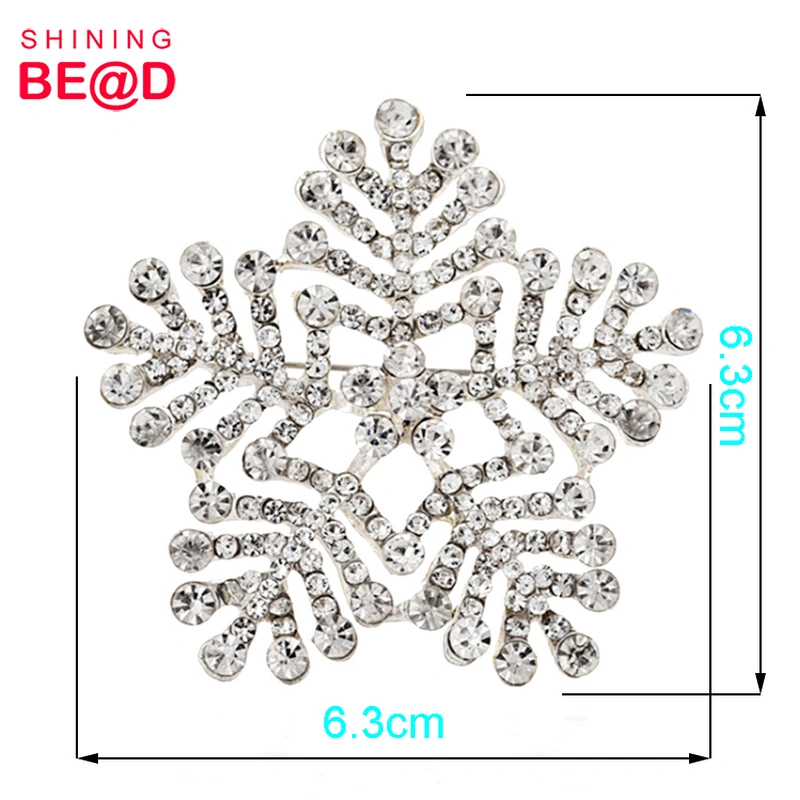 Korean Style New Fashion Snowflake Brooch Pin,Women's Brooches Pins,CC Pin Brooch
