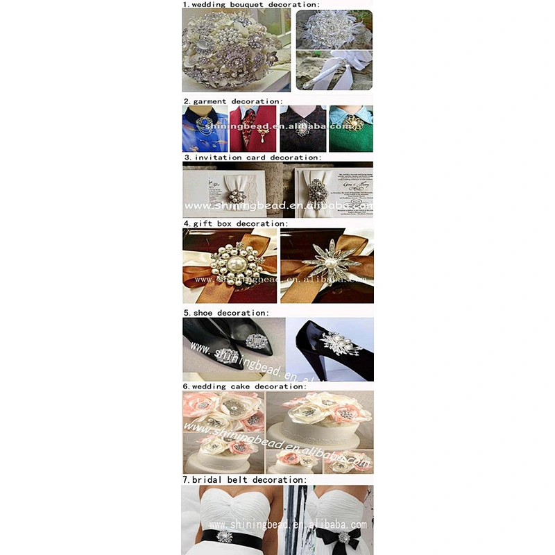 fashion rhinestone alloy brooches&hijab pins for wedding