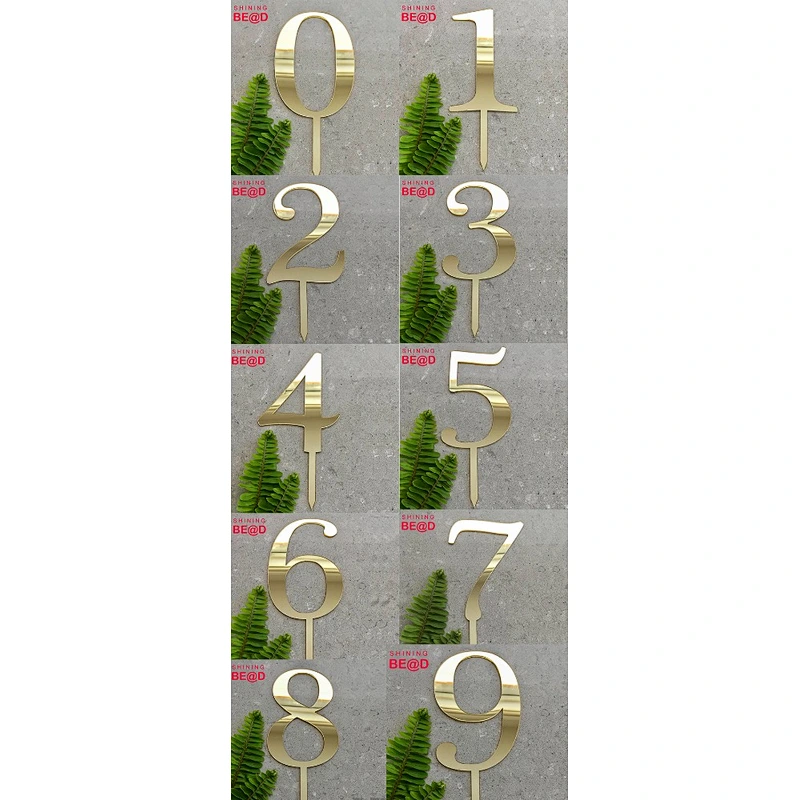 High quality birthday and anniversary decoration digital cake topper
