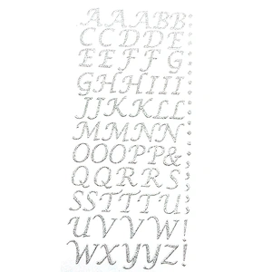 Best-selling Glitter Letter Acrylic Rhinestone Stickers For Decoration,Decorative Stickers For Mirrors,Acrylic Nail Stickers