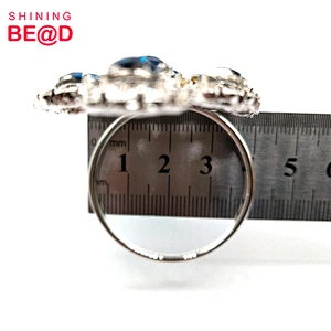 2021 Fashion Peacock-shaped Silver-plated Rhinestone Napkin Ring For Table Decoration,Napkin Rings Wedding