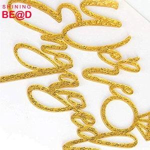 Cloth We're Engaged Acrylic Cake Topper For Wedding/Bridal Shower/Engagement Party Decorations