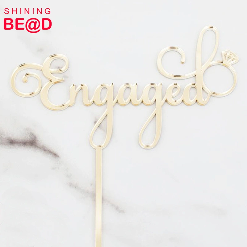 New Products Custom Cake Topper Engagement Party Cake Topper