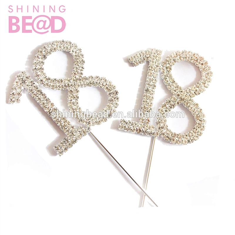 Birthday number cake topper 60