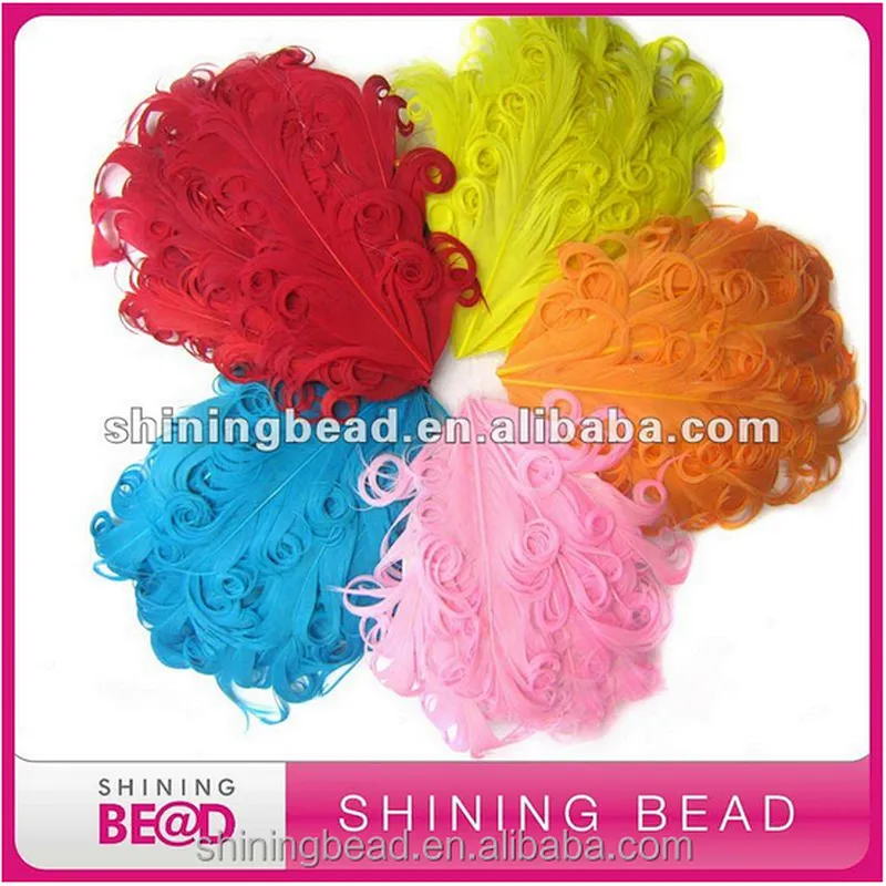 Wholesale colorful wedding decoration synthetic feathers
