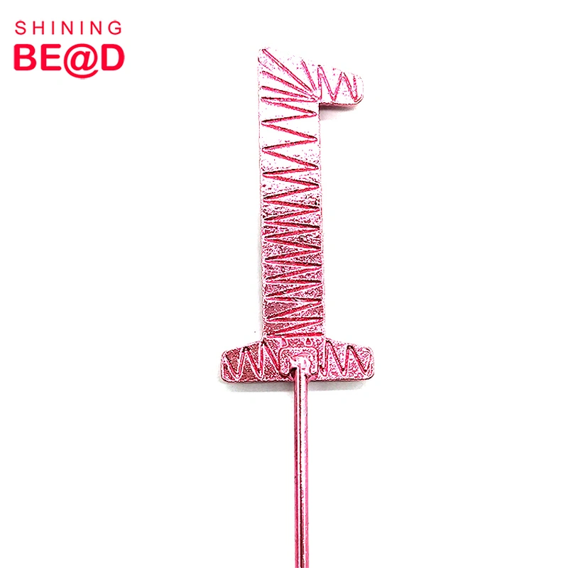 Newly Listed Pink Plating Number Rhinestone Cake Topper,Rhinestone Number Cake Topper,Cake Topper Numbers