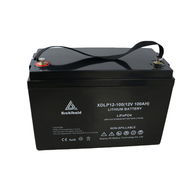 12V 100AH Lifepo4 Lithium Battery Pack Lithium Ion Battery Acid for RVs, Caravans, Motorhomes