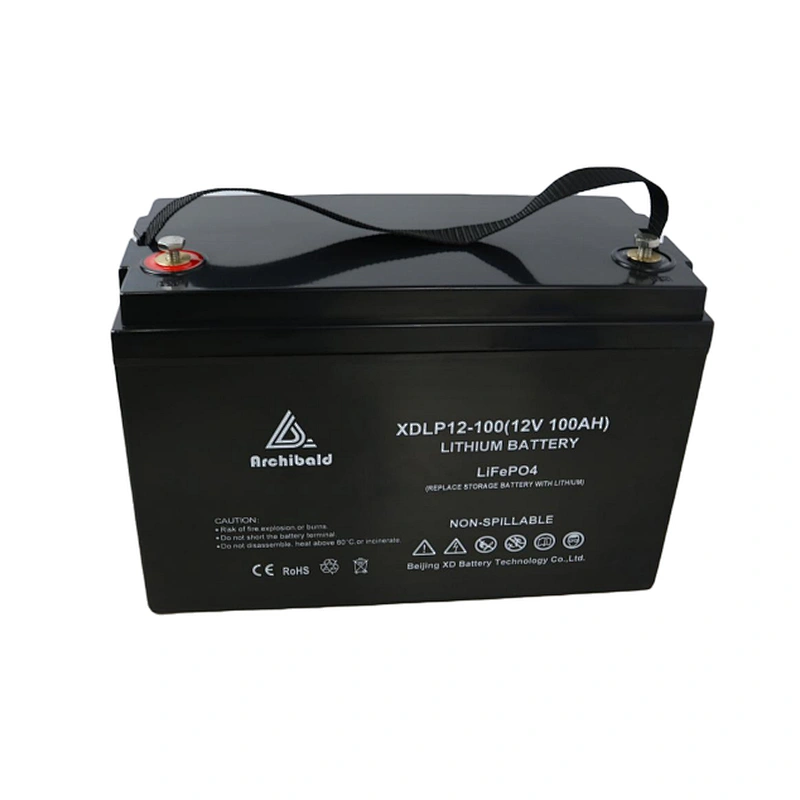 12V 100AH Lifepo4 Lithium Battery Pack Lithium Ion Battery Acid for RVs, Caravans, Motorhomes