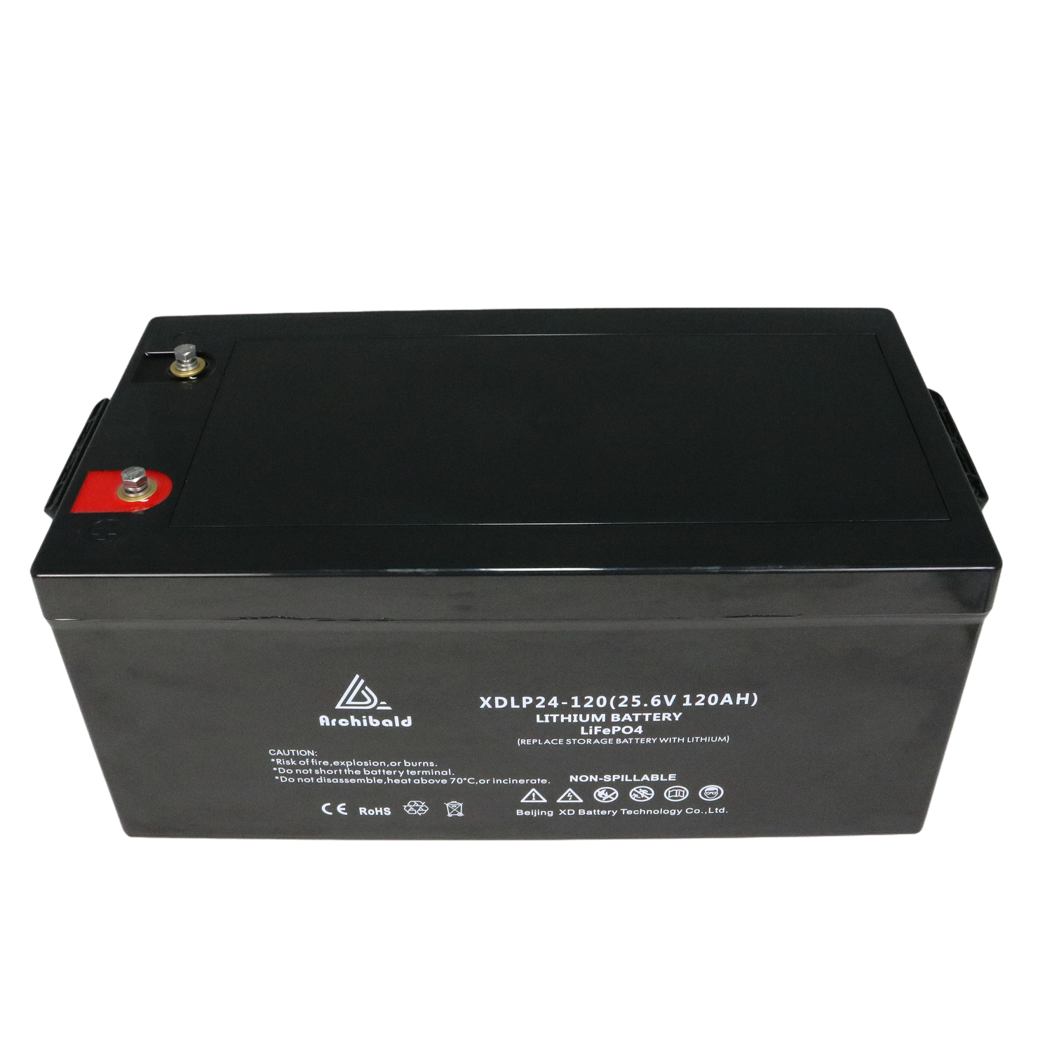 24V 120AH Lifepo4 lithium iron phosphate Battery for RV, Motorhomes, Caravans, solar trailer, residential solar off grid
