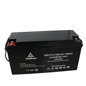 Lithium Ion Lifepo4 12V 150ah Pack for RVs, Caravans, Motorhomes, Motorcycle