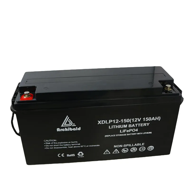 Lithium Ion Lifepo4 12V 150ah Pack for RVs, Caravans, Motorhomes, Motorcycle