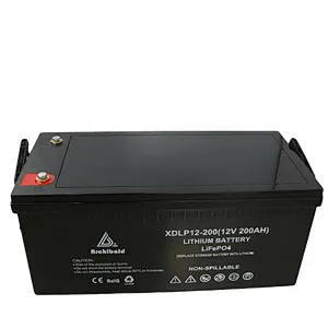 Lifepo4 12v 200ah Battery for RV, Motorhomes, Caravans