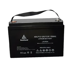12V 120AH Lifepo4 Lithium Battery Pack lithium ion battery long life for RVs, Caravans, Motorhomes